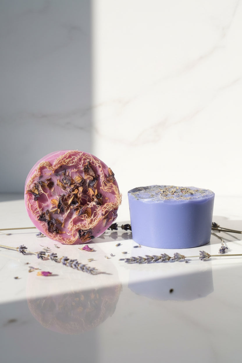 Homemade Luffa Soap